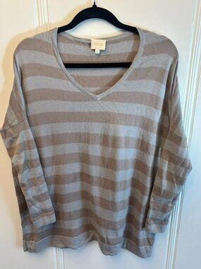 Goldie Merino Wool Striped Sweater - Size S